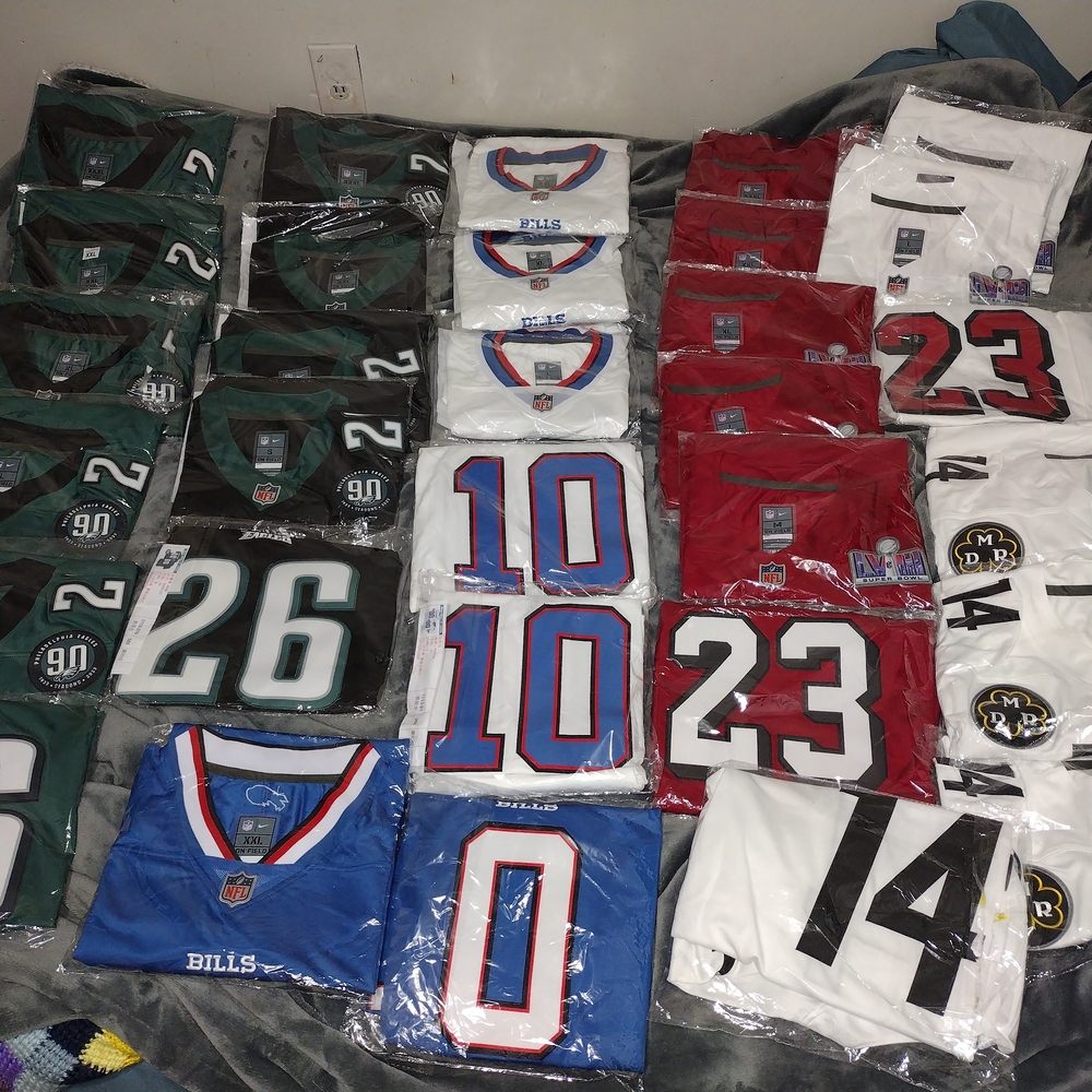 Assorted NFL Team Jerseys